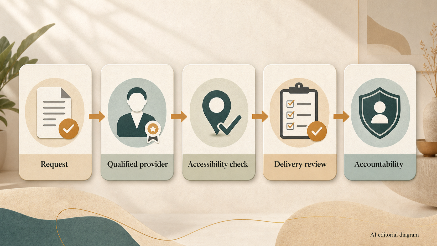 Help readers weigh savings proposals against quality assurance, accessibility, and accountability controls
